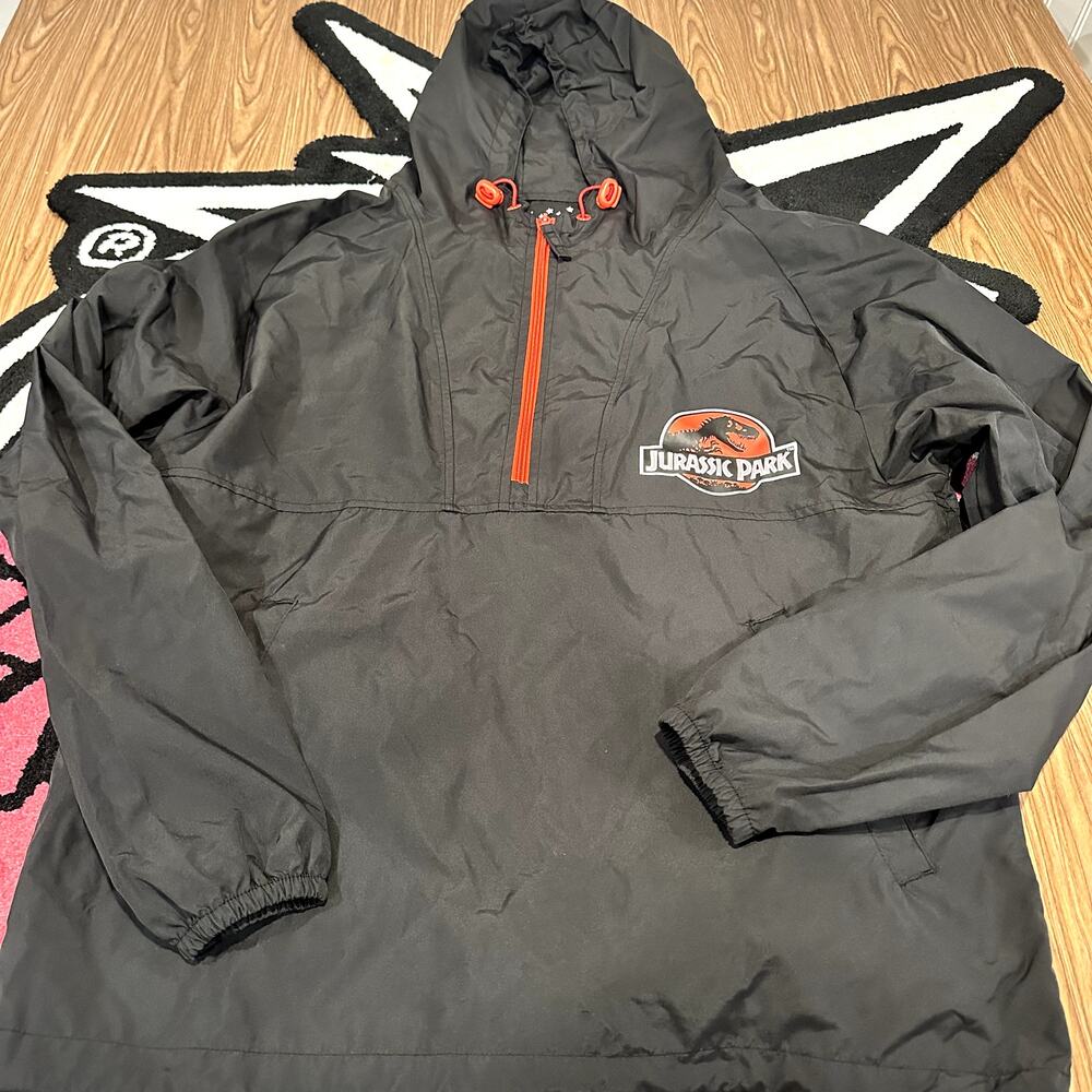 Jurassic Park™ Hooded Windbreaker – Size M (Unisex) – As Pictured